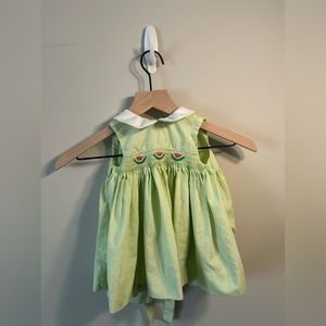 nursery rhyme watermelon tie back dress peter pants collar